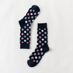 Men Novelty Happy Cotton Colorful Socs