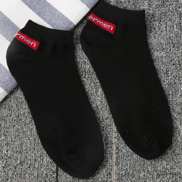 1Pair Unisex Comfortable Stripe Cotton Sock Slippers