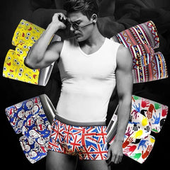 Man Boxers Homme Fashion Silk Underwear