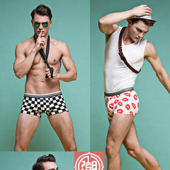 Man Boxers Homme Fashion Silk Underwear