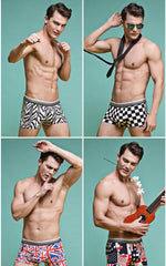 Man Boxers Homme Fashion Silk Underwear