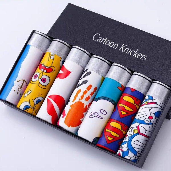 Man Boxers Homme Fashion Silk Underwear
