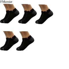 5 Pairs Men's Summer Plus Size cotton Short Socks for Man