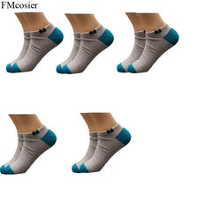 5 Pairs Men's Summer Plus Size cotton Short Socks for Man