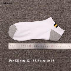 5 Pairs Men's Summer Plus Size cotton Short Socks for Man