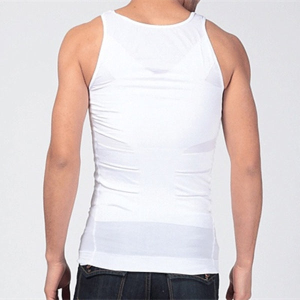 Men's Slimming Vest Shirt Slim Body