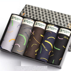 5Pcs/lot Men Underwear Cotton Boxer