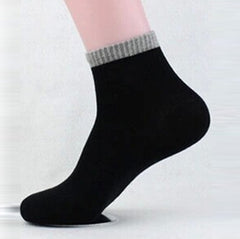 1Pair Mens Non Elastic 100% Pure Cotton Socks Comfort