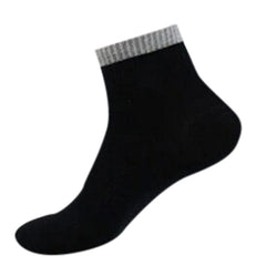 1Pair Mens Non Elastic 100% Pure Cotton Socks Comfort