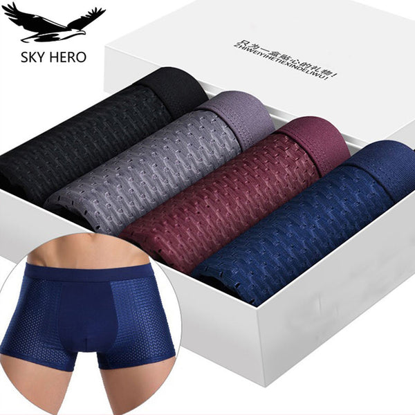 4pcs Mens underwear boxers