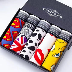 Man Boxers Homme Fashion Silk Underwear