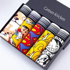 Man Boxers Homme Fashion Silk Underwear