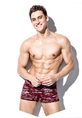 4pcs/lot Sexy Men Boxer Male Underwear