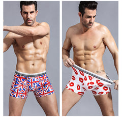 Man Boxers Homme Fashion Silk Underwear