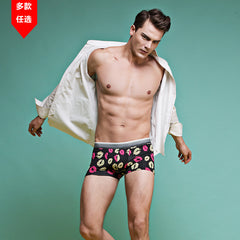 Man Boxers Homme Fashion Silk Underwear