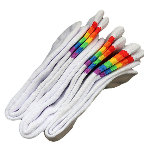 Street Sock Man Stripe Cotton High Soc E6T4