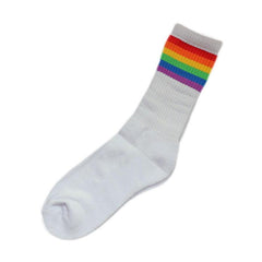 Street Sock Man Stripe Cotton High Soc E6T4