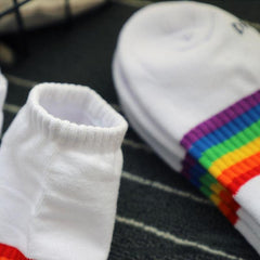 Street Sock Man Stripe Cotton High Soc E6T4