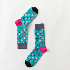 Men Novelty Happy Cotton Colorful Socs