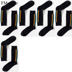 5 Pairs Mens Fashion Cotton Funny Happy