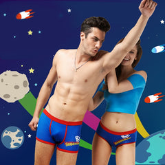 Cartoon Printed Underwear Men Boxer Shorts