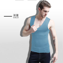 No Trace Men Vest Tank Tops Underwear Mens