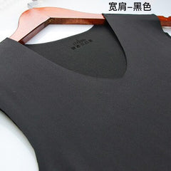 No Trace Men Vest Tank Tops Underwear Mens