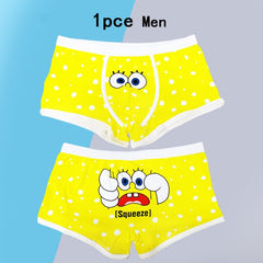 Cartoon Printed Underwear Men Boxer Shorts