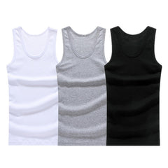 3Pcs/lot Man's Cotton Solid Seamless Underwear